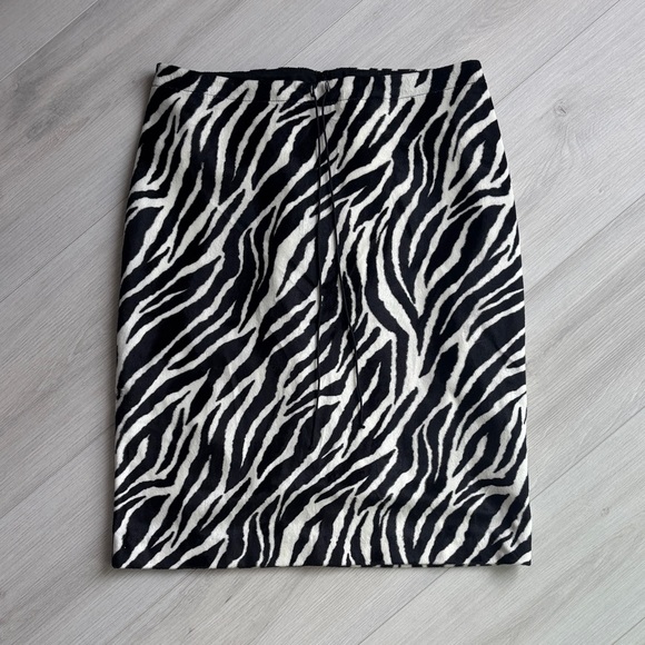 Betsey Johnson Dresses & Skirts - Vintage Betsey Johnson Fuzzy Zebra Midi Skirt